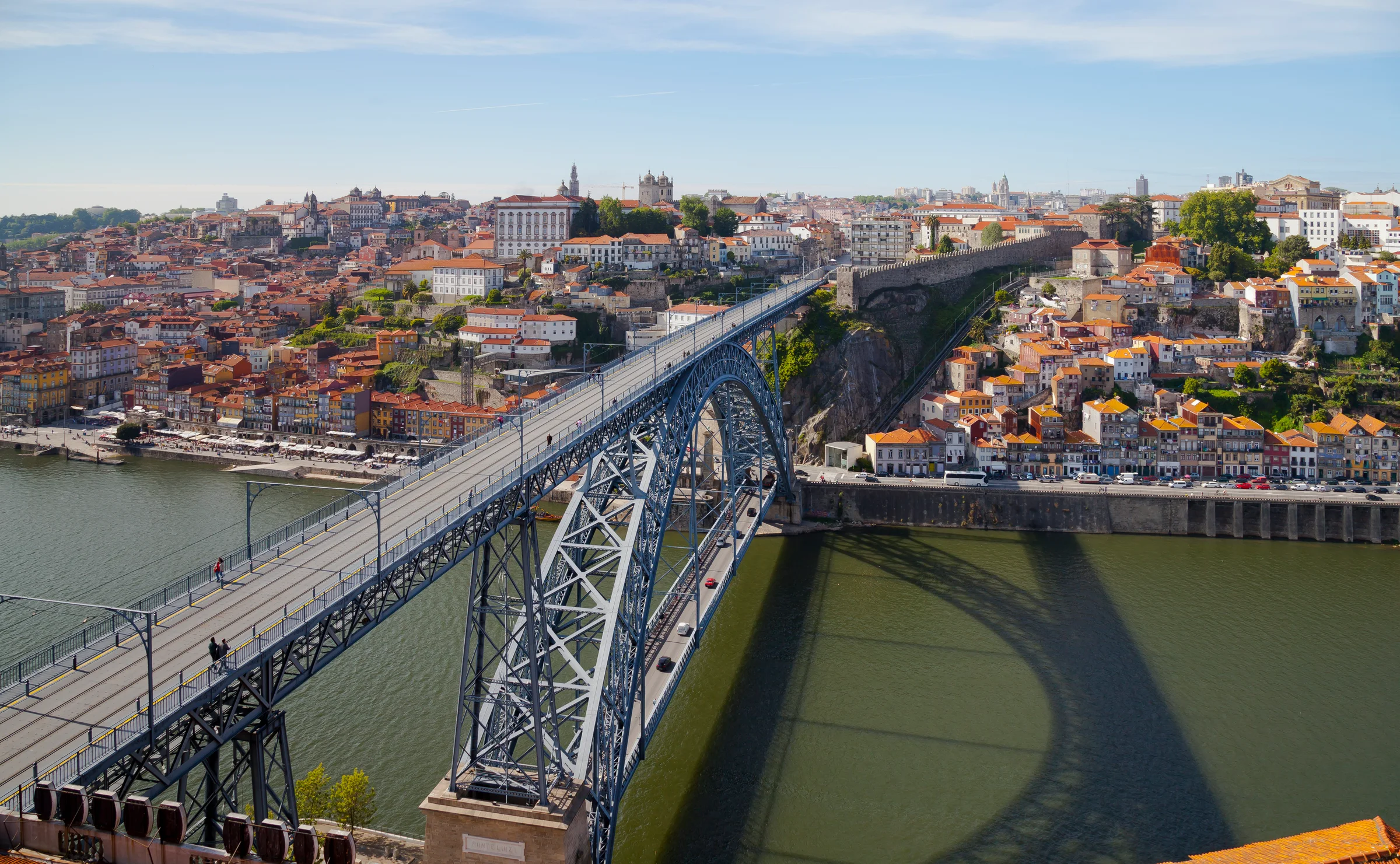 The two-level Luís I Bridge over the Douro